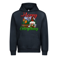 Navy merry everything Urban Hoodie - BundleAndBundleShop