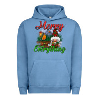Pigment Pebble Blue merry everything Urban Hoodie - BundleAndBundleShop
