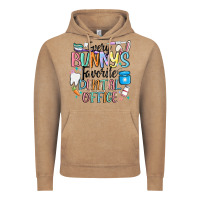 Vintage Coffee every bunnys favorite dental office Vintage Hoodie - MaliasSmallBusiness