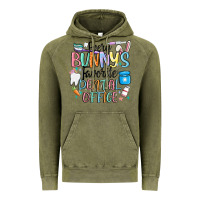 Vintage Olive every bunnys favorite dental office Vintage Hoodie - MaliasSmallBusiness
