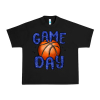Black game day basketball Urban Heavy Tee - MaliasSmallBusiness