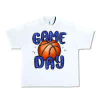 White game day basketball Urban Heavy Tee - MaliasSmallBusiness