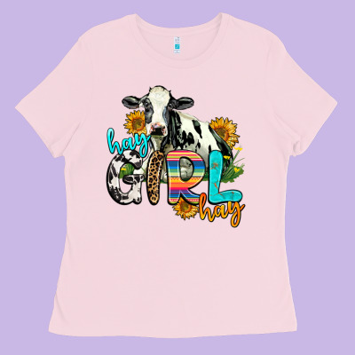 Hay Girl Hay Ladies Tee Designed By Adodesignshop