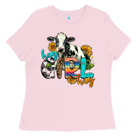 Bubblegum Pink hay girl hay Ladies Tee - AdoDesignShop