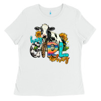 White hay girl hay Ladies Tee - AdoDesignShop
