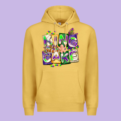 King Cake Mardi Gras Premium Hoodie Designed By Cowgirlartshop