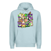 Blue Mist king cake mardi gras Premium Hoodie - CowGirlArtShop