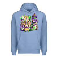 Colony Blue king cake mardi gras Premium Hoodie - CowGirlArtShop
