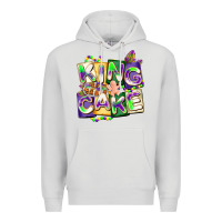 Dove Grey king cake mardi gras Premium Hoodie - CowGirlArtShop