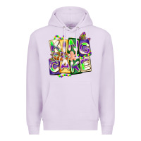 Lilac king cake mardi gras Premium Hoodie - CowGirlArtShop
