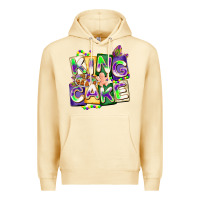 Pina Colada king cake mardi gras Premium Hoodie - CowGirlArtShop