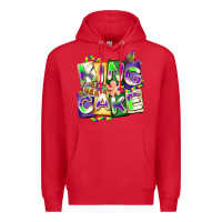 Red king cake mardi gras Premium Hoodie - CowGirlArtShop