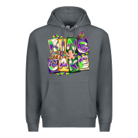 Rock king cake mardi gras Premium Hoodie - CowGirlArtShop