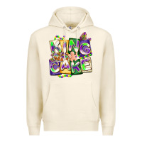 Tofu king cake mardi gras Premium Hoodie - CowGirlArtShop