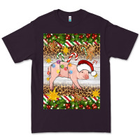 Plum christmas pig Premium Tee - Artiststas