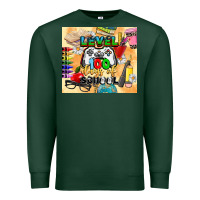 Sports Green level 100 days of school Premium Sweatshirt - CowGirlArtShop