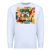 White level 100 days of school Premium Sweatshirt - CowGirlArtShop