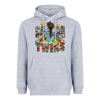 Heather Grey mom of twins boys mother's day Heavyweight Hoodie - CowGirlArtShop
