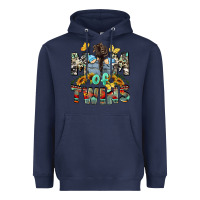 Navy mom of twins boys mother's day Heavyweight Hoodie - CowGirlArtShop