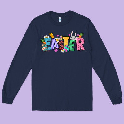 Easter Long Sleeve Tee Designed By Nancycooperartshop
