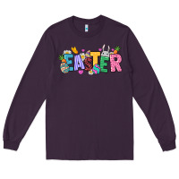 Plum Easter Long Sleeve Tee - NancyCooperArtShop