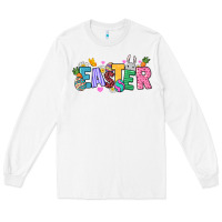 White Easter Long Sleeve Tee - NancyCooperArtShop