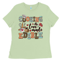 Matcha cooking is love made edible Ladies Tee - AdoDesignShop