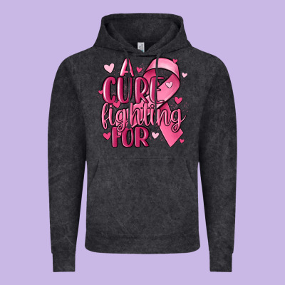 A Cure Fighting For Vintage Hoodie Designed By Maliassmallbusiness
