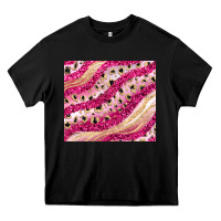 Black pink glitter Heavy Core Tee - JahusDesignShop