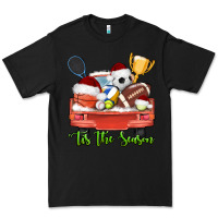 Black tis the season sports truck christmas Premium Tee - AdoDesignShop