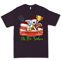 Plum tis the season sports truck christmas Premium Tee - AdoDesignShop