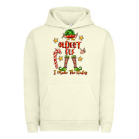 Pigment Pistachio im the oldest elf i make the rules Urban Hoodie - FaDigitalArtStudio