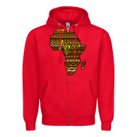 Red Africa Zipper Hoodie - Bettercallsaul