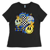 Black retro down syndrome awareness Ladies Tee - JahusDesignShop