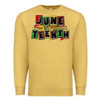 Antique Gold juneteenth freeish since 1865 Premium Sweatshirt - CowGirlArtShop