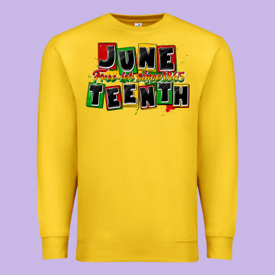 Juneteenth Freeish Since 1865 Premium Sweatshirt Designed By Cowgirlartshop