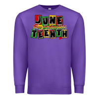 Purple juneteenth freeish since 1865 Premium Sweatshirt - CowGirlArtShop