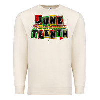 Sandshell juneteenth freeish since 1865 Premium Sweatshirt - CowGirlArtShop