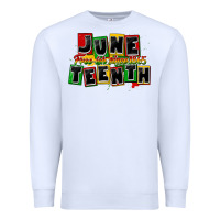 White juneteenth freeish since 1865 Premium Sweatshirt - CowGirlArtShop