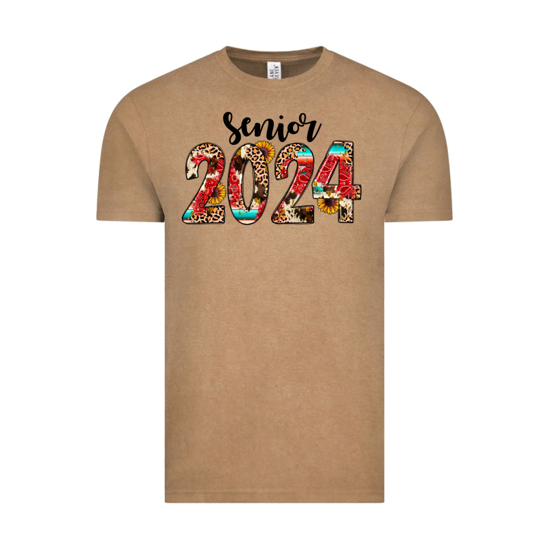 Senior 2024 Western Vintage Tee by JahusDesignShop | Teevron