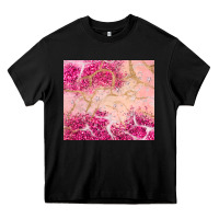 Black pink glitter Heavy Core Tee - JahusDesignShop