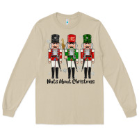 Mushroom Nuts About Christmas Long Sleeve Tee - MaliasSmallBusiness