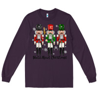 Plum Nuts About Christmas Long Sleeve Tee - MaliasSmallBusiness