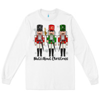 White Nuts About Christmas Long Sleeve Tee - MaliasSmallBusiness