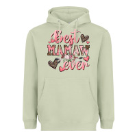 Matcha best mamaw ever mother's day Heavyweight Hoodie - CowGirlArtShop