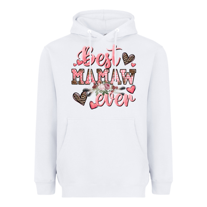 Best Mamaw Ever Mother's Day Heavyweight Hoodie by CowGirlArtShop | Teevron