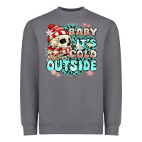 Storm baby its cold outside skeleton Heavyweight Sweatshirt - MaliasSmallBusiness