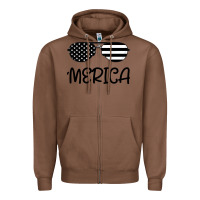 Chestnut Merica Zipper Hoodie - Bettercallsaul