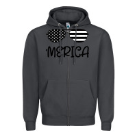 Smoke Merica Zipper Hoodie - Bettercallsaul