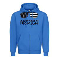 True Royal Merica Zipper Hoodie - Bettercallsaul